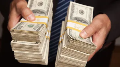 Stacks of money
