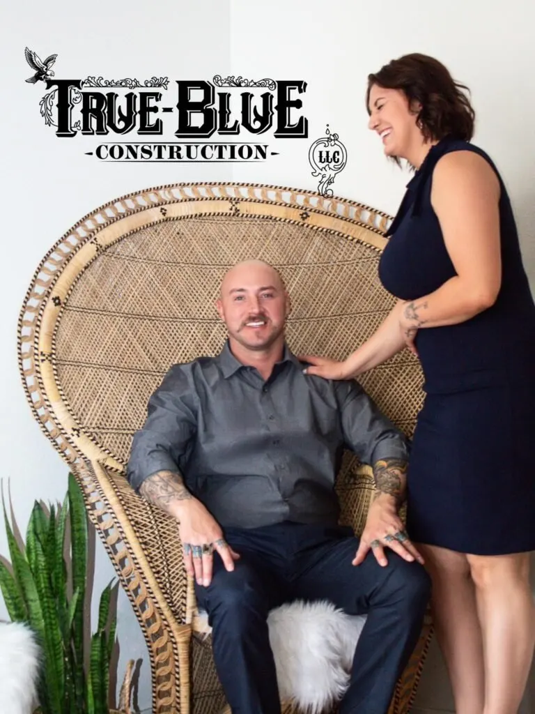 Rob and Taylor, owners of True-Blue Construction