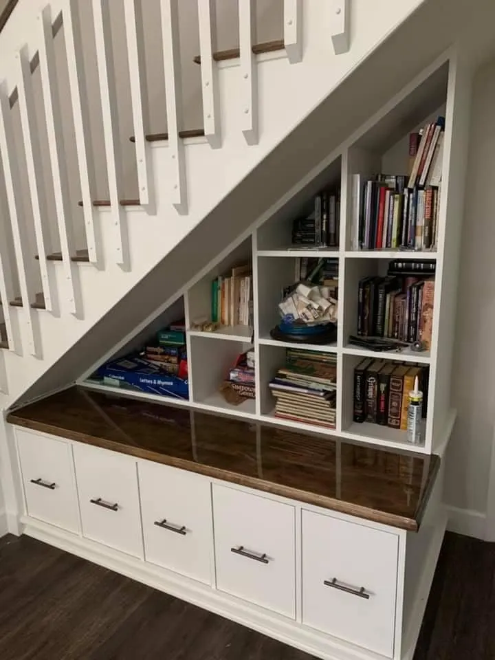 custom stairwell build