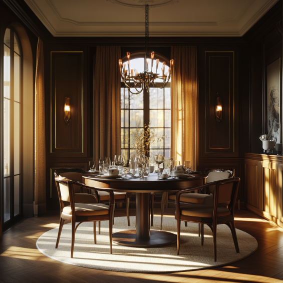 luxury dining room example