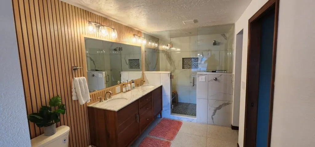 clear communication, master bathroom remodel