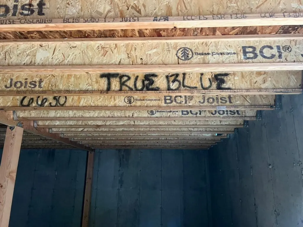 True-Blue construction leaving their mark
